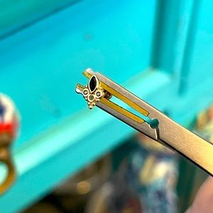 BVLA Onyx and Grey Diamonds Threaded Sarai